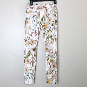 Floral Print Denim  jeans | 7 For All Man Kind
